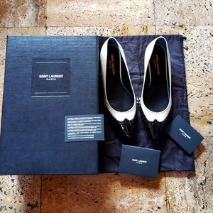 Saint Laurent Oxford Brogue Ballerina flats